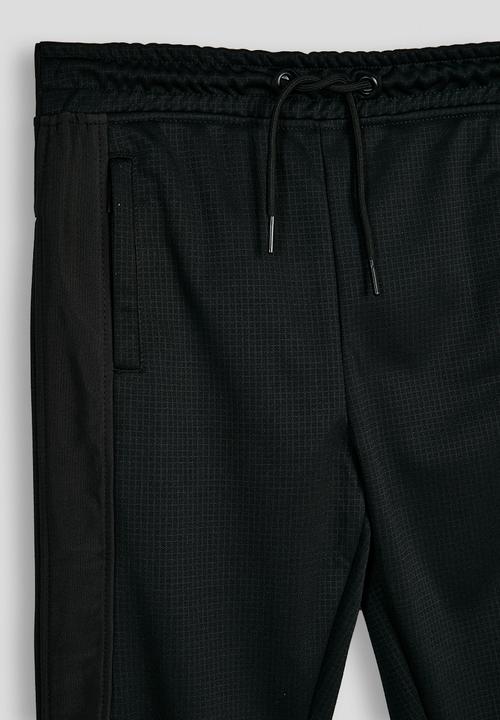 SOVIET - Boys Printed Track Pants - Black