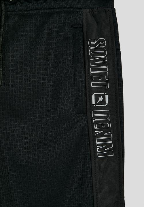 SOVIET - Boys Printed Track Pants - Black