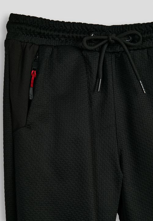 SOVIET - Boys Printed Track Pants - Black