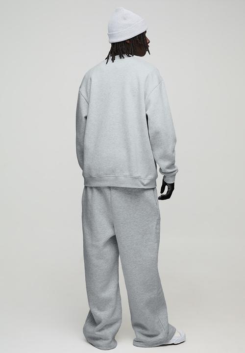boohooMAN - Oversized Sweatshirt - Grey Marl