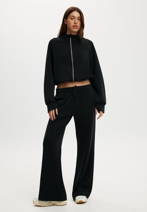 Cotton On - Ultimate Soft Wide Leg Pant - Black