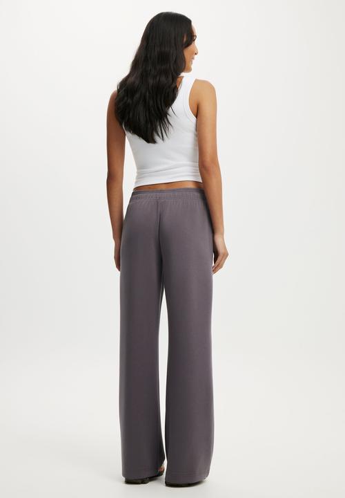 Cotton On - Ultimate Soft Wide Leg Pant - Violet Grey