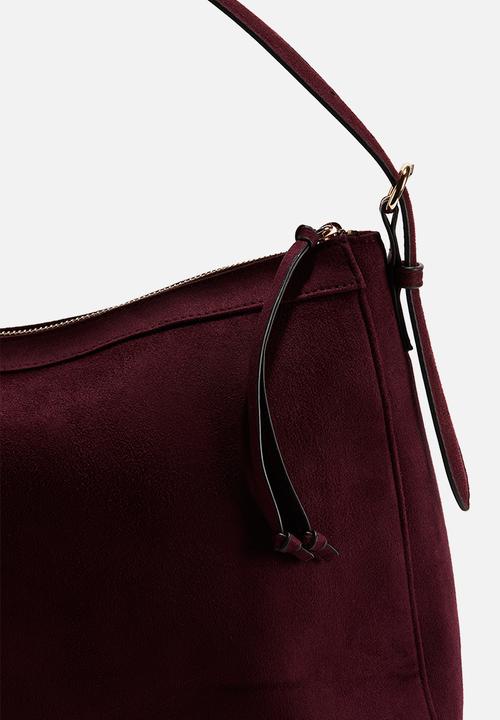H&M - Shoulder bag - burgundy 