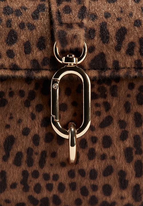 H&M - Crossbody bag - brown & leopard print