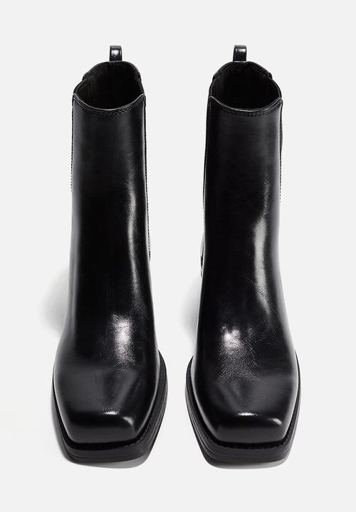 H&M - Square-toe chelsea boots - black