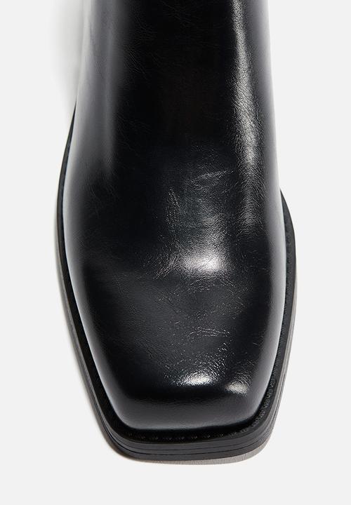 H&M - Square-toe chelsea boots - black