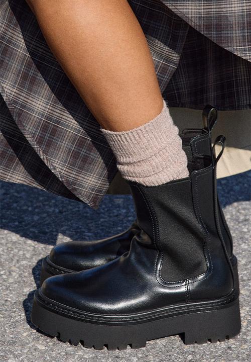 H&M - Chunky chelsea boots - black