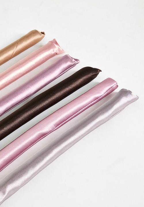 Glam Beauty - Heatless Curling Set 6 Piece - Shades of Pink