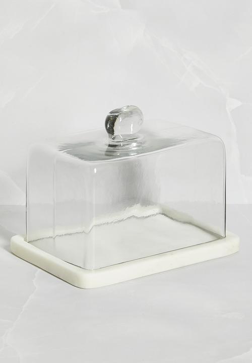 Sixth Floor - Marble Butter Dish - Natural
