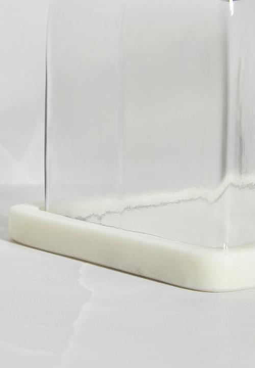 Sixth Floor - Marble Butter Dish - Natural