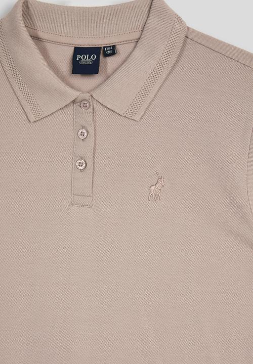 POLO - Ashleigh long sleeve golfer - blush 
