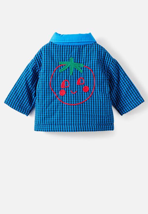 Cotton On - Arlo Jacket -Harbour Blue Check
