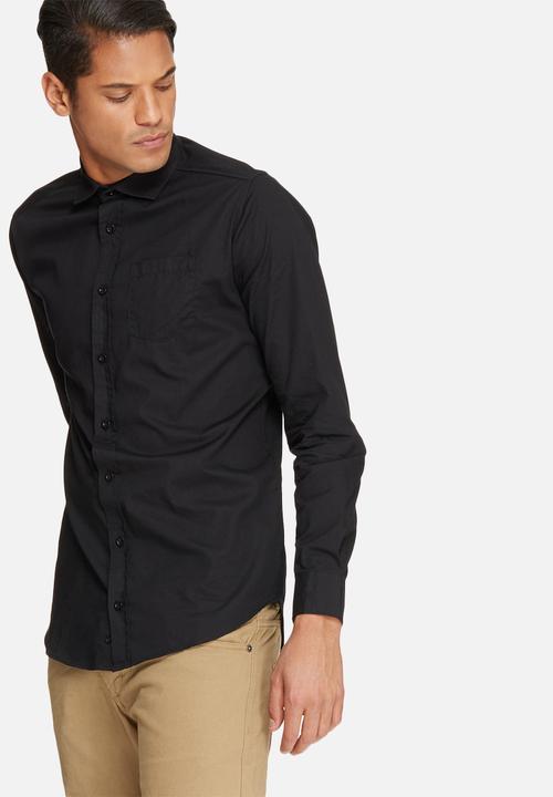 basicthread - Poplin slim fit shirt