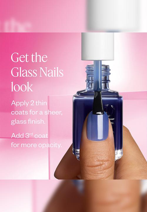 Essie - Core Glass Nail Polish- Blue Light