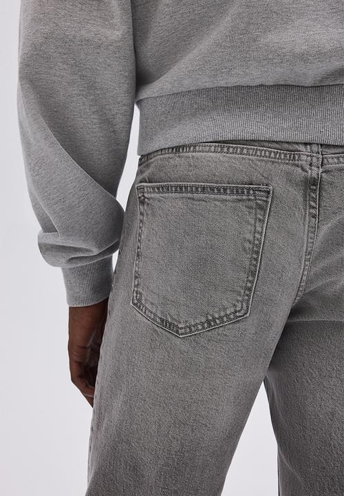 H&M - Straight regular jeans - grey