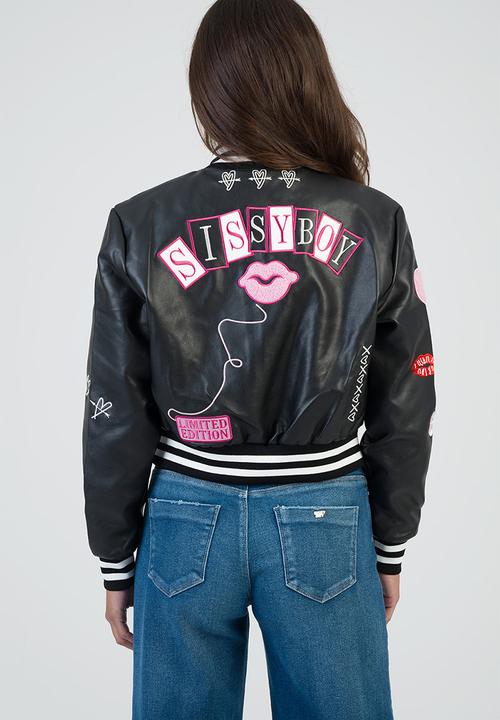 SISSY BOY - It's Electrifying Bomber Jacket - Black