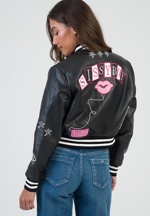 SISSY BOY - It's Electrifying Bomber Jacket - Black
