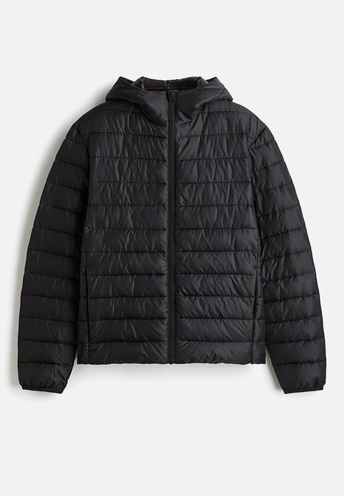H&M - Slim fit lightweight puffer jacket - black