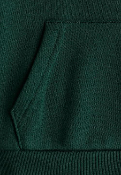 H&M - Brushed-inside hoodie - forest green