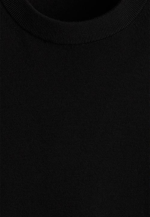 H&M - Regular fit merino wool jumper - black