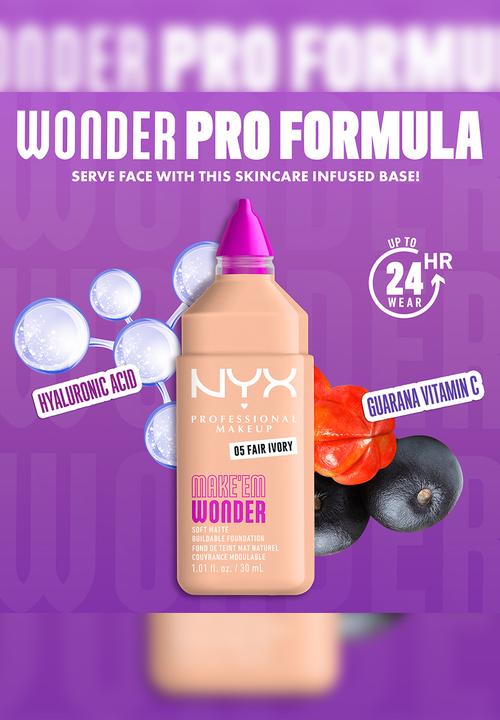 NYX Professional Makeup - Make 'Em Wonder Foundation - Fair Ivory