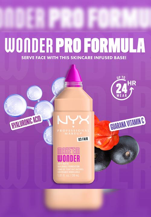 NYX Professional Makeup - Make 'Em Wonder Foundation - Fair