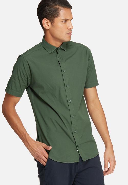 basicthread - Poplin slim fit shirt