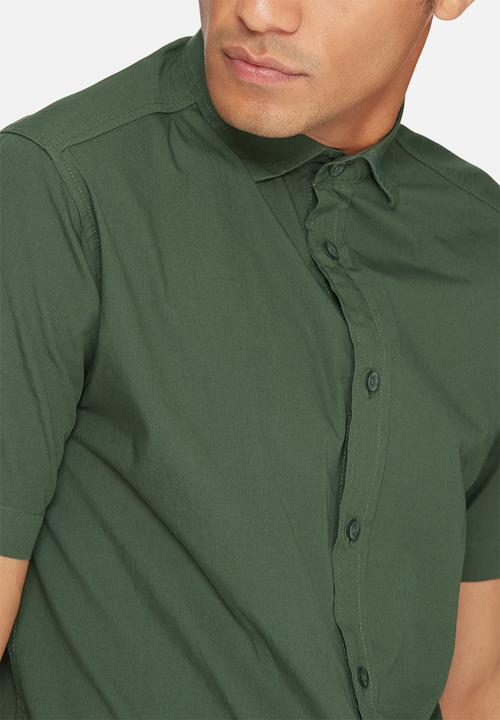 basicthread - Poplin slim fit shirt