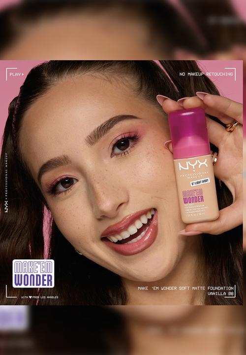 NYX Professional Makeup - Make 'Em Wonder Foundation - Vanilla