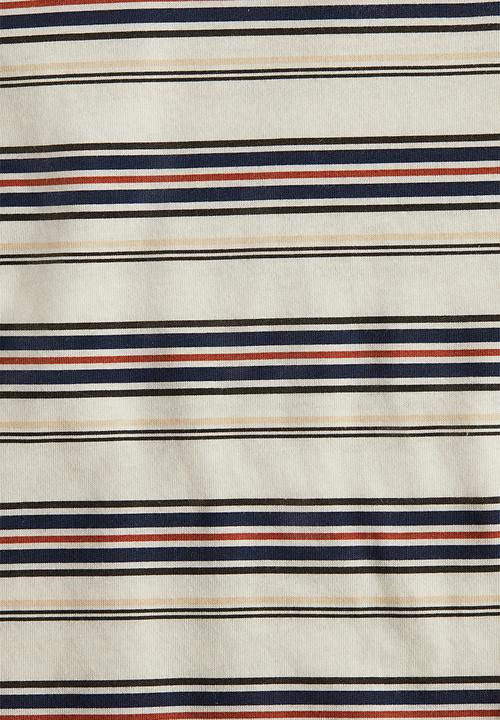 H&M - Printed T-shirt - beige striped