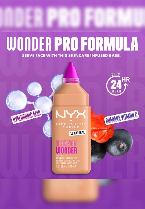 NYX Professional Makeup - Make 'Em Wonder Foundation - Natural