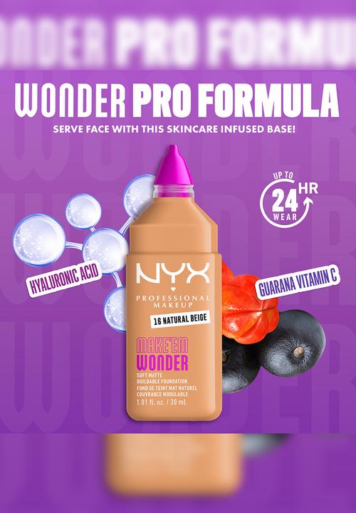 NYX Professional Makeup - Make 'Em Wonder Foundation - Natural Beige