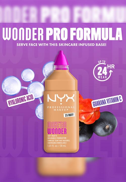 NYX Professional Makeup - Make 'Em Wonder Foundation - Buff