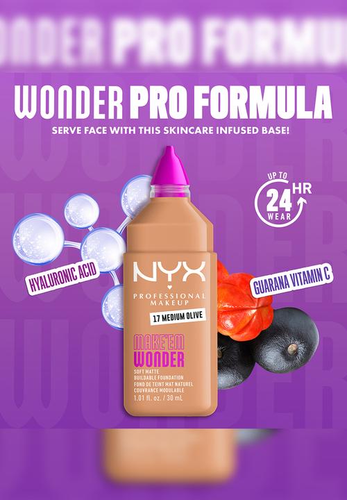 NYX Professional Makeup - Make 'Em Wonder Foundation - Medium Olive