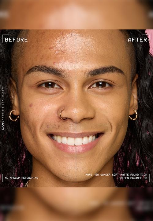 NYX Professional Makeup - Make 'Em Wonder Foundation - Golden Caramel