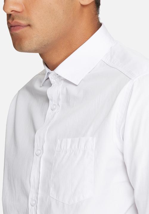 basicthread - Poplin slim fit shirt