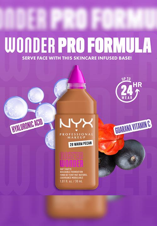 NYX Professional Makeup - Make 'Em Wonder Foundation - Warm Pecan