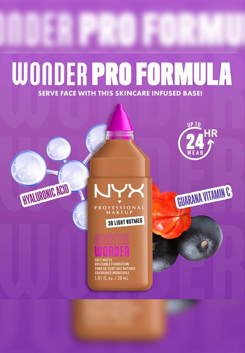 NYX Professional Makeup - Make 'Em Wonder Foundation - Light Nutmeg