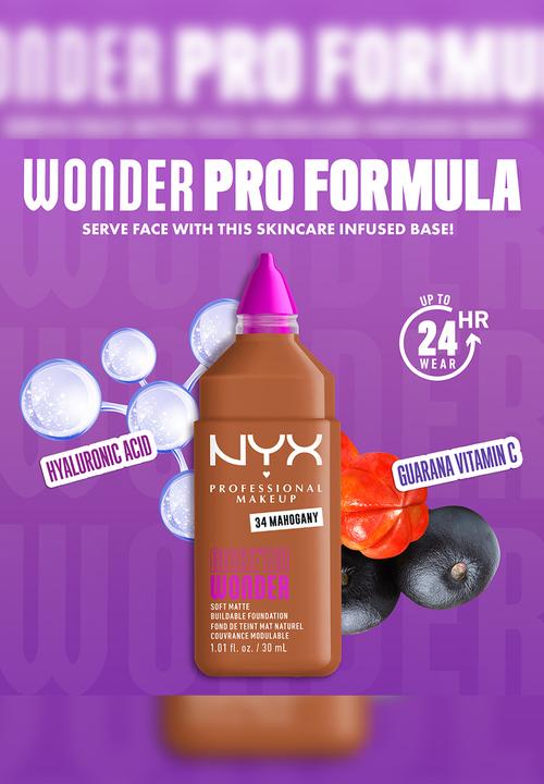 NYX Professional Makeup - Make 'Em Wonder Foundation - Mahogany