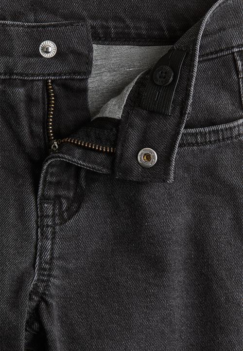 H&M - Slim fit lined jeans - dark grey