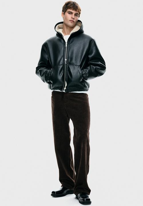 H&M - Relaxed fit corduroy trousers -  dark brown