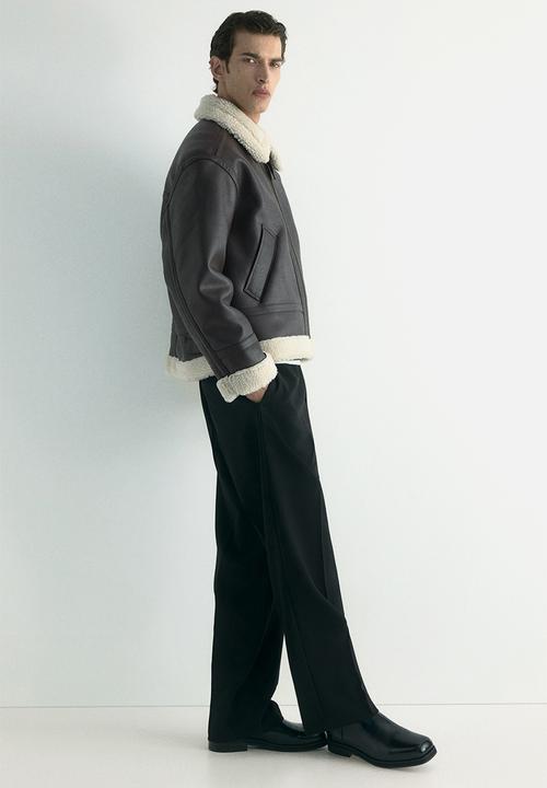 H&M - Aviator jacket - brown