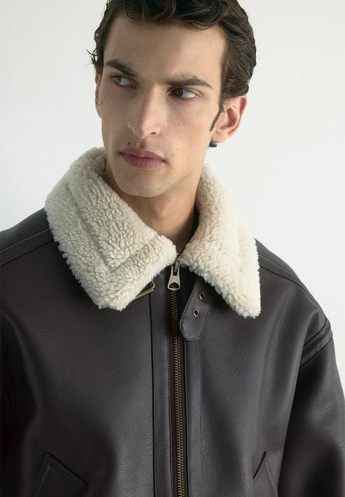 H&M - Aviator jacket - brown