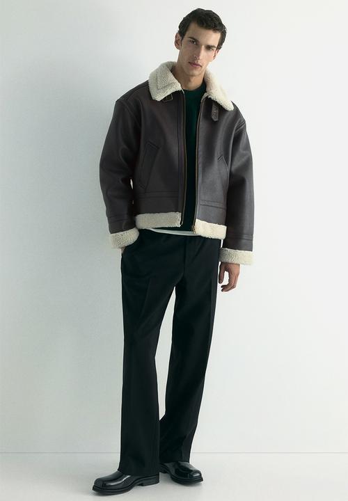 H&M - Aviator jacket - brown