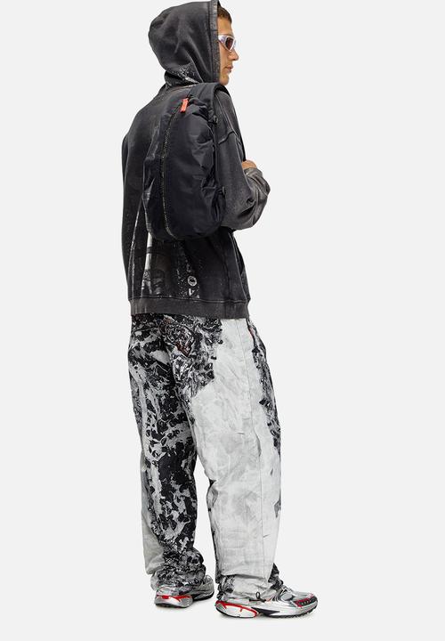 Diesel  - Zip-D Zip-D Sling Bag X Backpack - Black