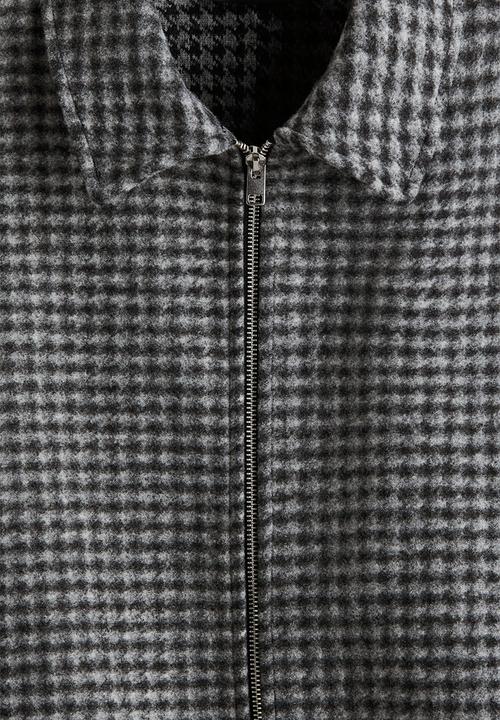 H&M - Regular fit felted overshirt - grey