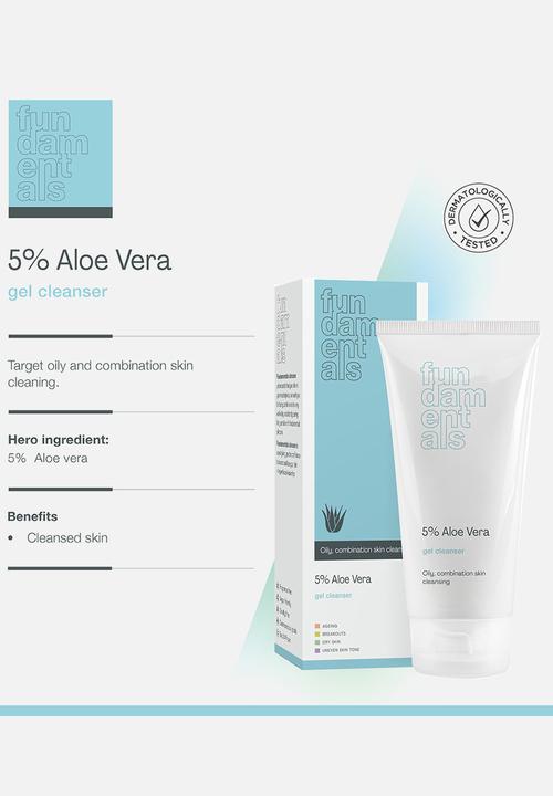 Fundamentals Skincare - 5% Aloe Vera - Gel Cleanser