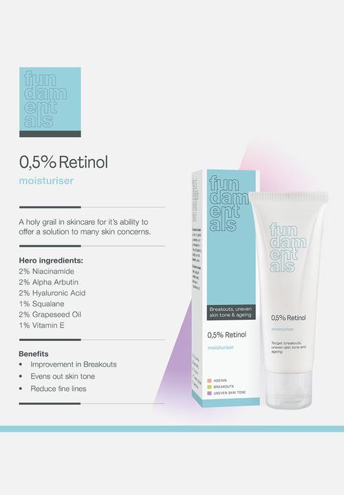 Fundamentals Skincare - 0,5% Retinol Moisturiser