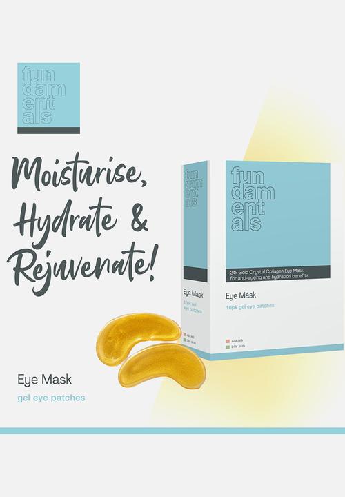 Fundamentals Skincare - 24K Gold Crystal Gold Collegan Eye Mask