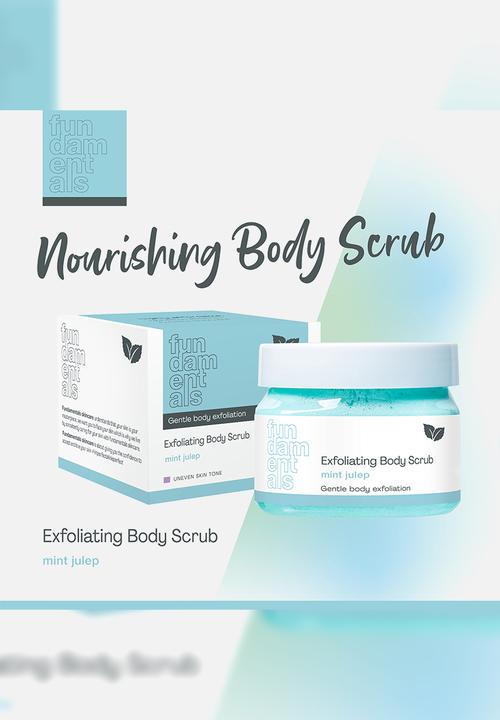 Fundamentals Skincare - Exfoliating Body Scrub - Mint Julep